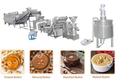 China Henan GELGOOG Industrial Nut Butter Grinder , High Automation Peanut Butter Processing Machine for sale