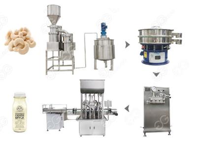 Κίνα GELGOOG γραμμή παραγωγής γάλακτος καρυδιών αμυγδάλων των δυτικών ανακαρδίων 100 - 500 kg/h προς πώληση