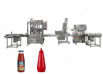 China Línea máquina de rellenar del relleno de la salsa de tomate de la pequeña escala de la pasta de tomate en venta