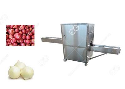 China Electric Onion Peeling And Cutting Machine Rapid Processing Peeling Rate 70-80 pcs / Minute for sale