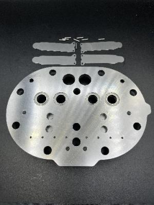China Silver Industrial Control Valve Plate Compressor Valve Plate for sale