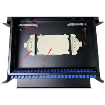 China 19 Inch FC/Sc/St/LC Pull Type SPCC Fiber Optic ODF Fiber Patch Panel for FTTH/FTTX for sale