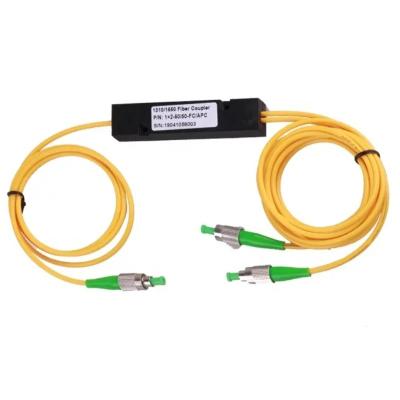 China 1M/2M/3M Singlemode G652D/G657A FBT Optical Fiber Cable with 2-Way SC/UPC SC APC Connector for sale