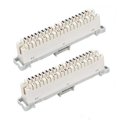 China Krone Strip Module LSA PLUS Wiring Terminal Module 10 Pairs for 3G Network Chinese Supply for sale