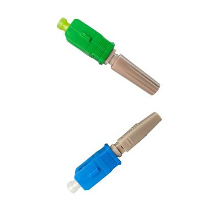 China FTTH/FTTX Indoor SC APC UPC Assembly 0.3dB Low Field Fiber Optic Equipment Fast Connector for sale