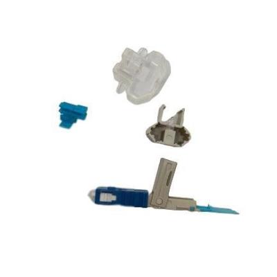 China Simplex/Duplex Low 0.3dB Embedded Type Fiber Optic Fast Connector for FTTX Applications for sale