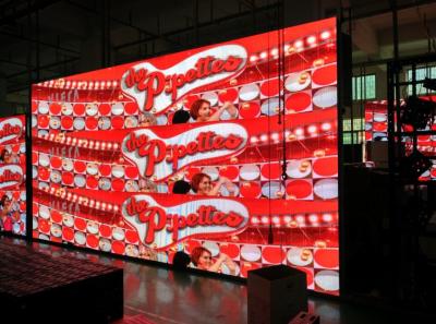 China P4 Indoor LED Video Screen , Indoor Advertising LED Display Screen Fixed Install 2000 Nits for sale