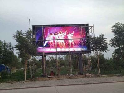 China High Resolution Outdoor LED Billboard , Digital Advertising Board Fixed Installation for sale