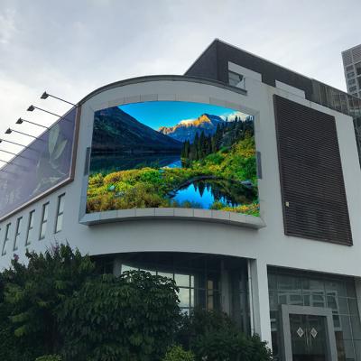 China High Brightness Outdoor Advertising LED Display 960*960mm 100000H Life Span for sale