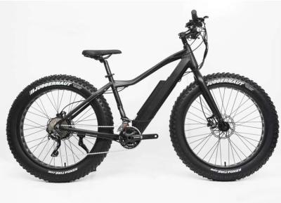 China 26 Inch Electric Assist Fat Bike Disc Brake 48V 500W 30 Speed Alloy Frame for sale