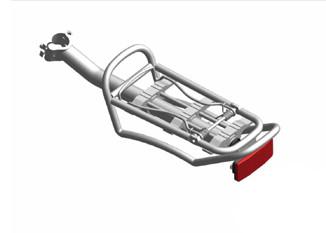 Chine conception électrique de suspension de transporteur d'arrière d'alliage de pièces de rechange de vélo de 12.7mm à vendre