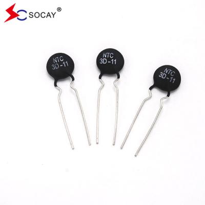 China Ф11mm NTC Thermistor MF72-SCN8D-11 NTC 3D-11 For LED Driver Circuit Electric Motor for sale