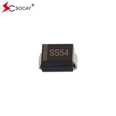 China VRRM 40V SS54B SS510B 100VRRM Schottky Barrier Rectifiers 0.55V Forward Voltage en venta