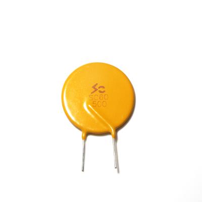 China SOCAY Radial PTC Polymer Resettable Fuse PTCs SC60-185CZ0D For Circuit Protection en venta