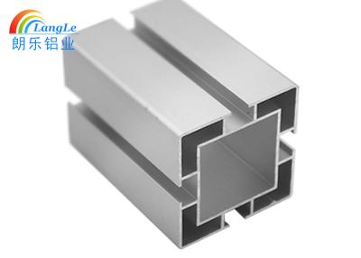China 4 Open Slot Anodized Aluminum Extrusions For Mechanical Automation System 6000mm Length for sale