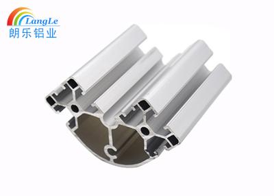 China 8mm Slot Silver Aluminum Corner Extrusion For Frame System / Vessel 50-6000mm Length for sale
