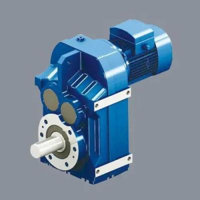 China Steel Foot Mounted Bevel Gear Reducer Ratio 3.41-289.74 for sale