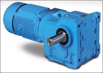 China Steel single reduction helical gearbox Unit Solid Hollow Shaft Input for sale