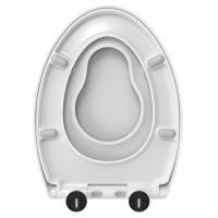 Quality American Style 17-19 Inch Elongated V-Shaped Toilet Seats All Soft Close for for sale