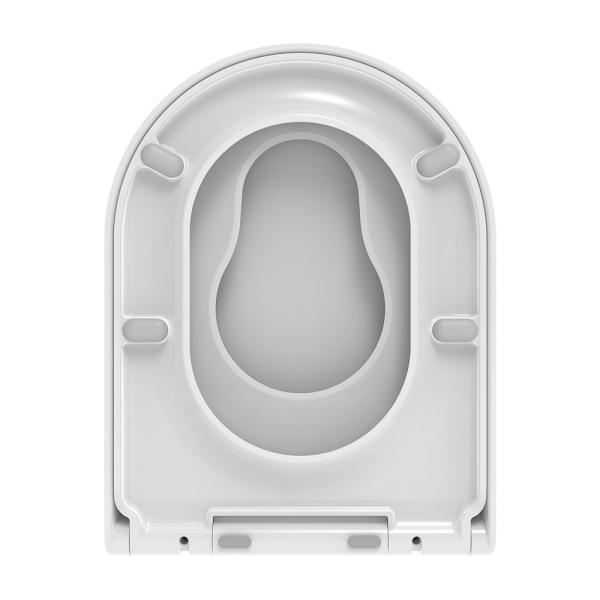 Quality 3-Piece Elongated D-Shape Family Toilet Seats Soft Close Removable Colorful Baby for sale