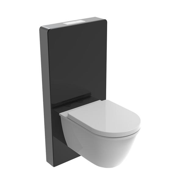 Quality Modern Bathroom Dual Flush Wall Hung Toilet Concealed Flushing Cistern with for sale