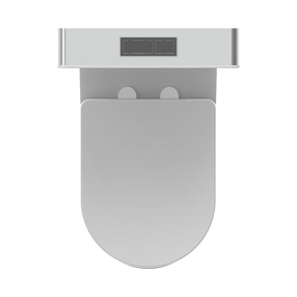 Quality New Arrival Tempered Glass Cistern Dual Flush Plate Concealed Toilet Tanks for sale