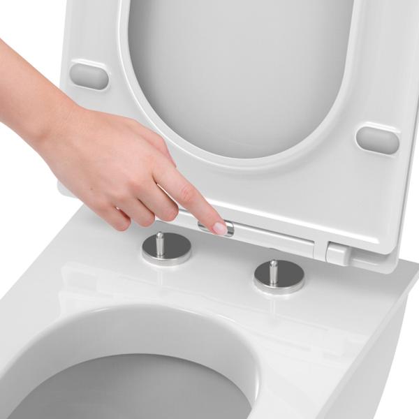 Quality Ultra Slim Soft Close Sanitary Toilet Seat Cover Slimline Design for Enhanced for sale