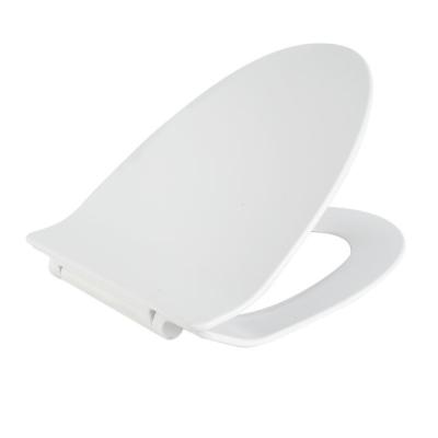 China Slim design V shape soft close easy clean easy install UF Toilet Seat Special Shape Toilet lid with LOGO for sale