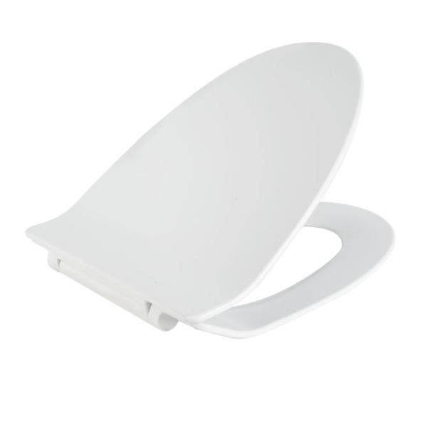 Quality Slim design V shape soft close easy clean easy install UF Toilet Seat Special Shape Toilet lid with LOGO for sale