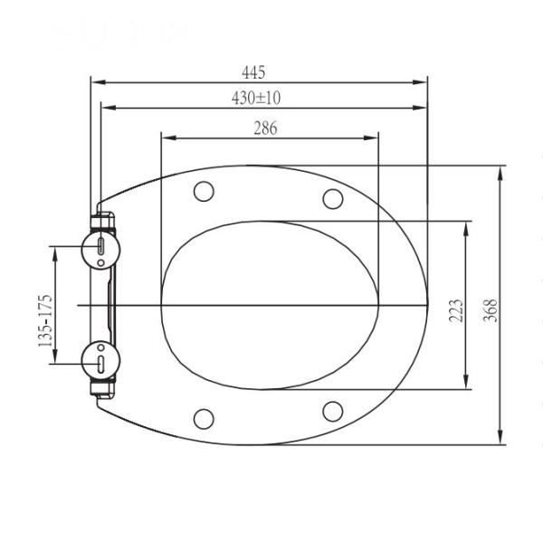 Quality Sunten SU008 Modern Oval Toilet Seat and toilet lid for sale