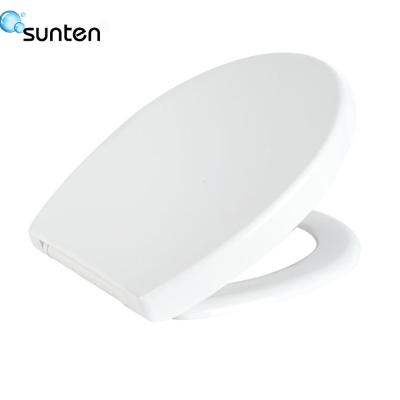 China Sunten SU003 Thick Wrap Over Oval Duroplast Soft closing quick release Toilet Seat Lid for sale