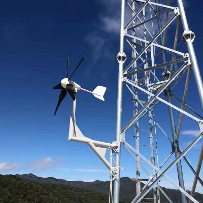China 24vdc 600w zonnewindturbine met zonnepanelen Aluminium legering Te koop