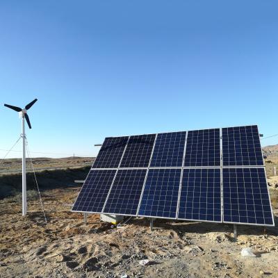 China 600w Hybrid Wind Turbine Grid Tie Inverter Renewable Energy System for sale