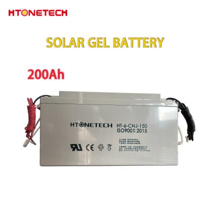China Photovoltaïsche zonne-energie Pv-batterij opslaggel diepe cyclusbatterij 12V 200ah Te koop