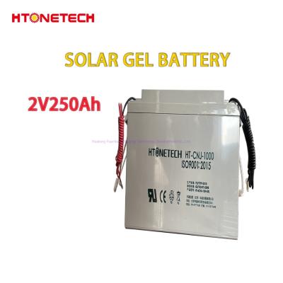 China Energy Storage Solar Battery Gel Type High Capacity 2V 250ah for sale