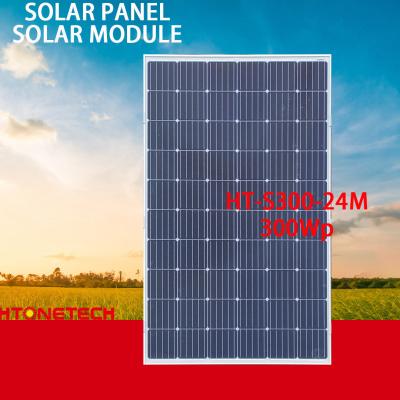 China 300W Solar Photovoltaic Panel Crystalline Solar Cells ISO CE for sale
