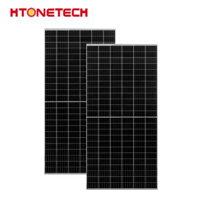 China 210mmx210mm Mono Silicon Solar Panels 3.2mm High Transmission Rate Glass for sale
