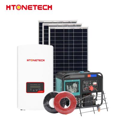 China 2400wh Solar Hybrid Power Systems Commercial Solar Power System 45Kw for sale