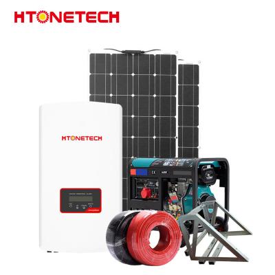 China Water Cooled Pv Wind Hybrid System Monocrystalline Panel 250W for sale