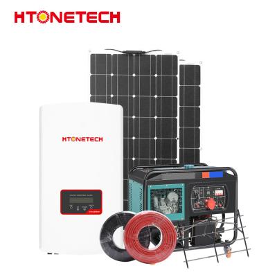 China Selbstkennzeichnung Solarhybrid-Stromversorgungssysteme Dieselgenerator Set 25 Kva zu verkaufen