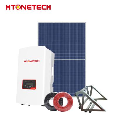 China Hybrid Inverter 3 Phase Solar Panel System 5KW 500Kw 1Mw for sale
