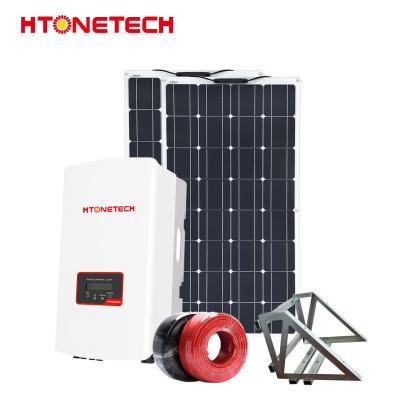 China Home Industrial Sistemas de energia solar em rede 300W 3000W 30Kw à venda