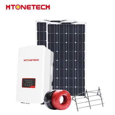China 12V 5W op het net fotovoltaïsch systeem 80Kw op het net zonne-systeem omvormer Te koop