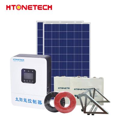China 1500 Watt Off Grid Sistemas de energia solar Off Grid Kit solar Célula de silício monocristalino à venda