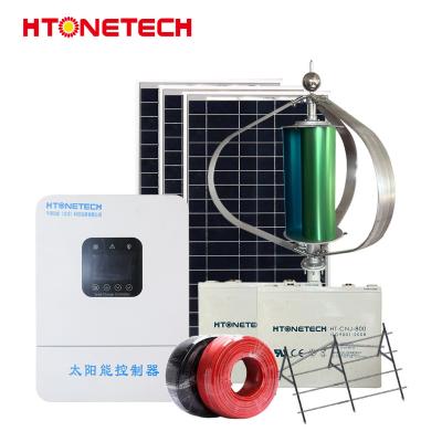 China Htonetech Sistema híbrido eólico Fabricantes 100kw 200kw Sistema de energia eólica solar China 10 Khw 30 Khw 50 K à venda