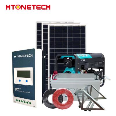 China 6000V Diesel Generator Complete Off Grid Solar Power Kits 10KW 15KW 20KW for sale