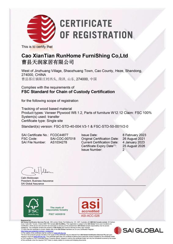 FSC - Cara Furniture Limited