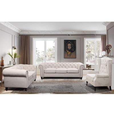 China High-end European Style Luxury sofa Furniture Set 3+2+1 Sofa and Chaise Queen Bed for Living Room Villa for sale