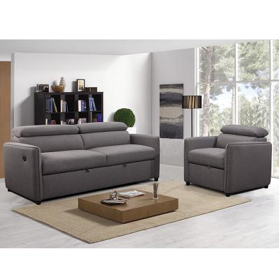 China Best seller sleeper sofa 1+2+3 seats sofa set with pull out bed and chaise with storage multiple functions for Apartment en venta