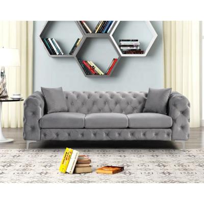 Κίνα Hot selling Modern Sofa+Loveseat+chair Sectional Corner Sofa Set Furniture America style 3s 2s 1s Luxury KD living room προς πώληση